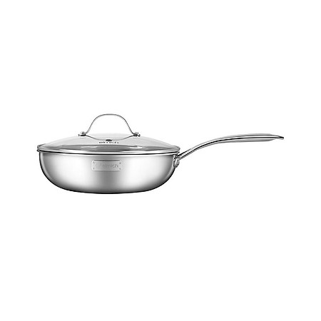 Chảo xào inox 3 đáy Elmich Tri-Max 26cm EL-3796 - Hàng Chính Hãng