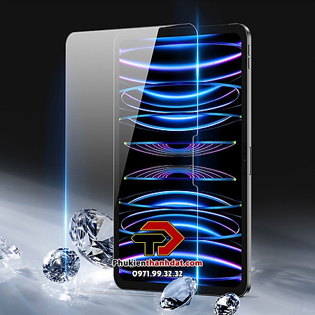 Tấm dán Kính cường lực cho iPad Pro 13 2024, Pro 11 2024, iPad Air 13 inch 2024 M2, iPad Air 6 11 inch 2024 chính hãng DUX DUCIS chống vỡ, chống xước, vát cạnh - Hàng chính hãng