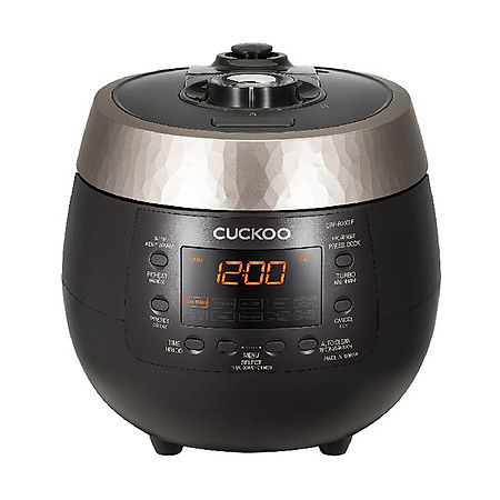Nồi cơm điện tử áp suất Cuckoo 1.08 lít CRP-R0600F màu đen - Bản Quốc Tế tiếng Anh - Hàng chính hãng