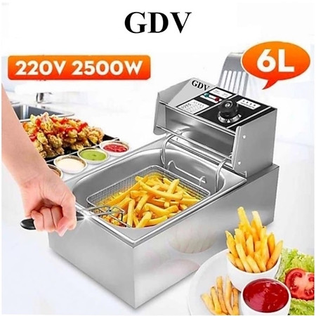 Nồi Chiên Nhúng Điện Ngập Dầu GDV Y06L (6 lít) - Hàng Chính Hãng