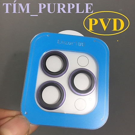 Cụm cường lực dán camera cho ip 14 Pro 14 Pro Max Kuzoom PVD _ Hàng chính hãng