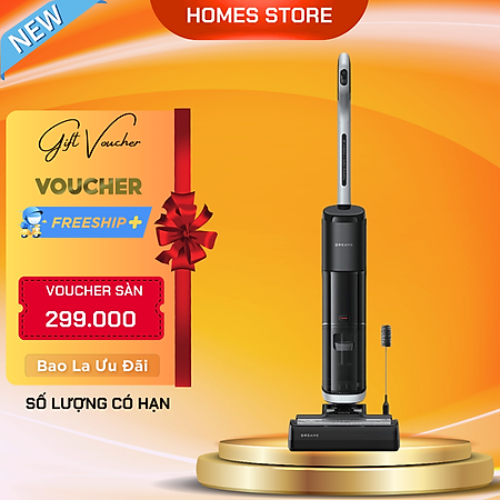 Máy Hút Bụi Lau Nhà Khô & Ướt Dreame H14 Ultra 20.000 Pa, Gập 180 Độ - Hàng Chính Hãng