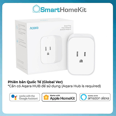 Ổ cắm điện thông minh tiêu chuẩn Mỹ Aqara Smart Plug (US) ZNCZ12LM
