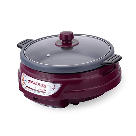 Nồi Lẩu Điện Sunhouse 3.5 lít SH535L - Hàng Chính Hãng