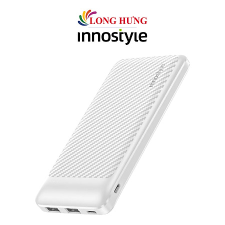 Sạc dự phòng Innostyle PowerSmart+ 1USB 2Type-C PD 20W 10000mAh IP20G2 - Hàng chính hãng