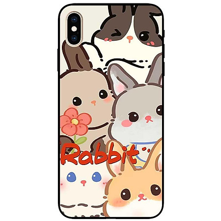 Ốp lưng cho iPhone X - iPhone Xs - Xs Max - XR - iPhone 11 - 11 Pro Max - Năm Chú Thỏ - Hàng Chính Hãng