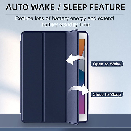 Bao Da Smart Cho iPad 9.7inch Air, Air2, Pro9.7, Gen 5, Gen 6 TPU Silicon Mềm Có Khay Đựng Bút Pencil  - Hàng chính hãng