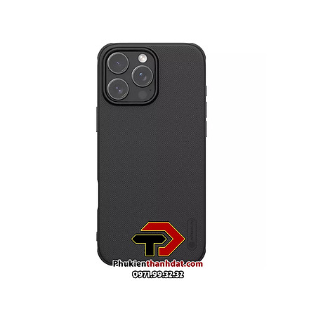 Ốp lưng chống sốc cho iPhone 16 Pro Max, iPhone 16 Pro, iPhone 16 Plus, iPhone 16 chính hãng Nillkin Super Frosted Shield Pro Matte - Hàng nhập khẩu