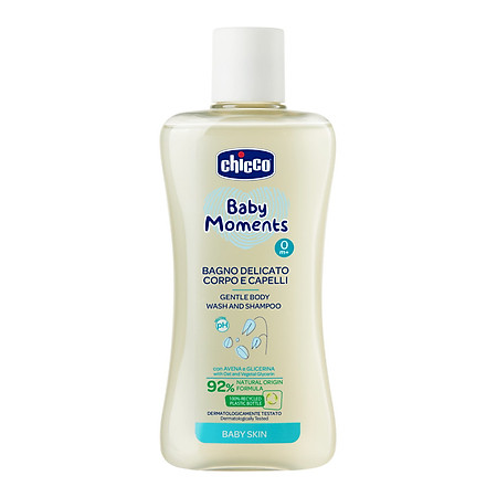 Sữa tắm gội chiết xuất Yến mạch 0M+ Chicco 200ml
