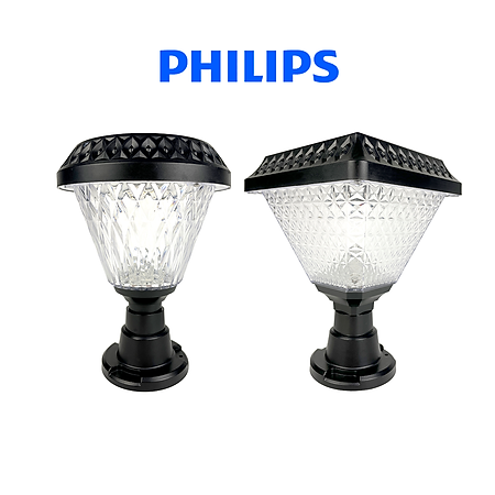 Đèn cổng Philips Deco solar gate top BGC050 LED3/730 Gate Top