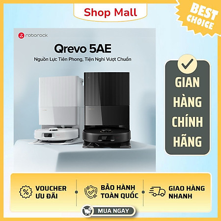 Robot hút bụi lau nhà Roborock Qrevo 5AE – Hàng Chính Hãng