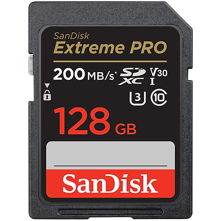 Thẻ nhớ SDXC SanDisk Extreme Pro SDSDXXD-128G U3 V30 128GB 200MB/s New 2022 - Hàng Nhập Khẩu