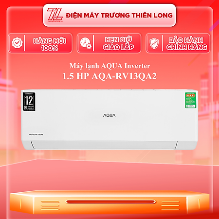 Máy lạnh AQUA Inverter 1.5 HP AQA-RV13QA2 - Hàng chính hãng - Chỉ giao HCM