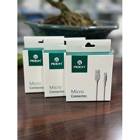 Cáp Sạc Nhanh Rock Micro - USB Dành cho Sasung,Oppo,Vivo,Realme....Hàng Nhập Khẩu