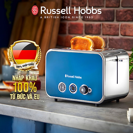 Máy Nướng Bánh Mì 2 Khe Russell Hobbs Distinctions 1600W - Hàng Chính Hãng Nhập Khẩu Đức và EU