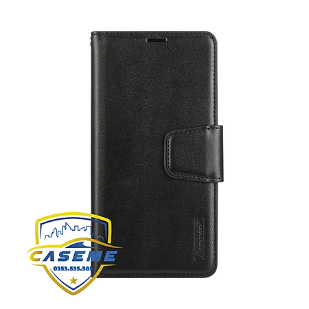 Bao da dạng ví dành cho Samsung Galaxy A55 5G, A35 5G, A25 5G, A15, A05s hàng chính hãng Hanman có quai cài (Tặng 2 túi PVC đựng thẻ ATM)