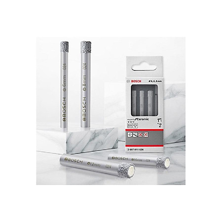 MŨI KHOAN KIM CƯƠNG 6+6+8MM (MỚI) BOSCH 2607011626 - HÀNG CHÍNH HÃNG