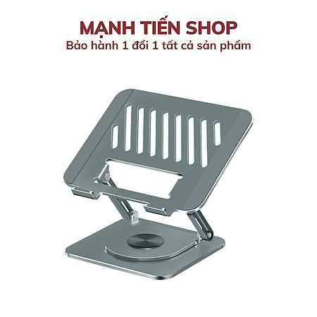 Giá đỡ máy tính bảng và điện thoại hợp kim nhôm để bàn xoay 360 A181 - Hàng chính hãng