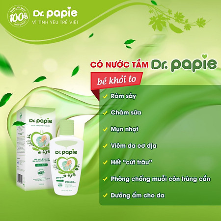 Nước Tắm Gội Thảo Dược Dr Papie