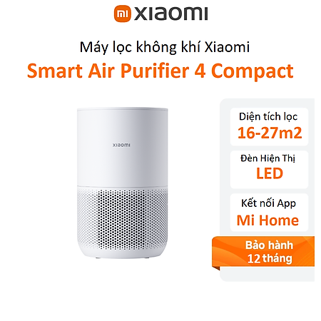 Máy lọc không khí Xiaomi Smart Air Purifier 4 Compact EU BHR5860EU Hàng chính hãng