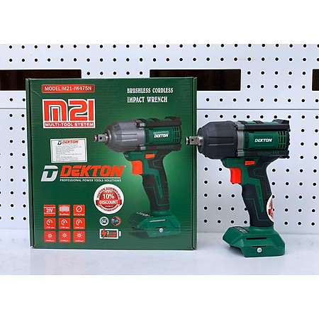 MÁY SIẾT BULONG DÙNG PIN 21V DEKTON M21-IW475N - HÀNG CHÍNH HÃNG