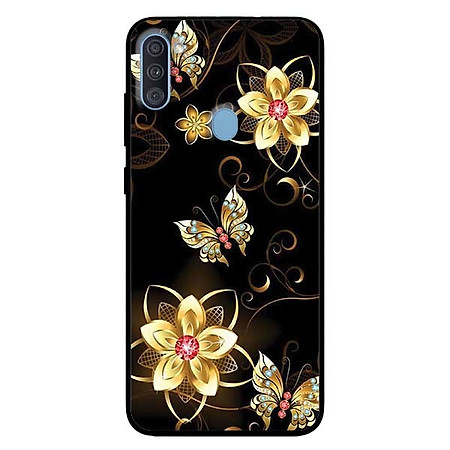 Ốp lưng dành cho Samsung A11 mẫu Bướm Hoa Vàng