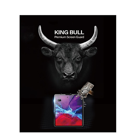 Miếng dán cường lực MIPOW KINGBULL PREMIUM HD (2.7D) cho Ipad pro 11 INCH 2018-2021/ Ipad pro 12.9 INCH 2018-2021_ Hàng Chính Hãng