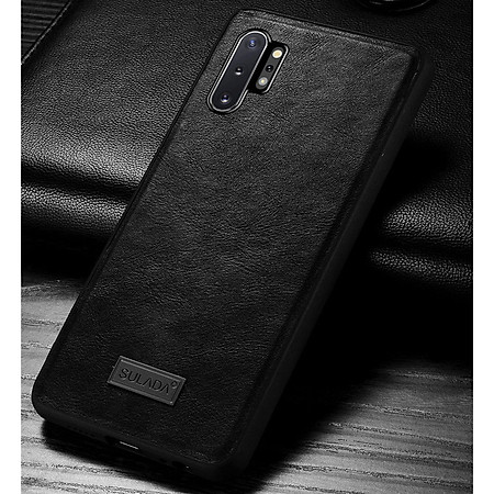 Ốp lưng Samsung Galaxy Note 10/ Note 10 Plus chính hãng SULADA dạng da mềm