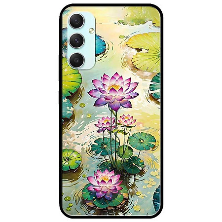 Ốp lưng cho Samsung A15 - A25 - A35 - A55 - Sen Tím Đẹp - Hàng Chính Hãng