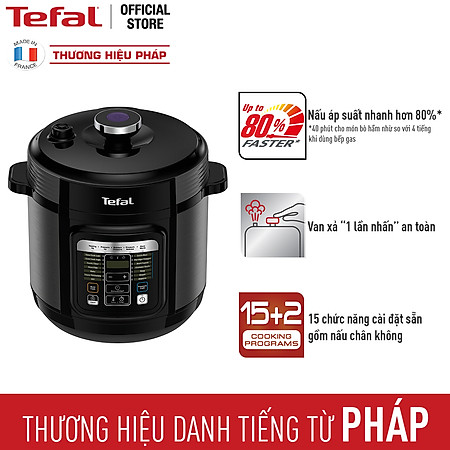 Nồi áp suất điện đa năng 6L Tefal CY601868 - Hàng chính hãng