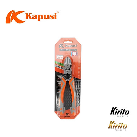 Kìm cắt đa năng KAPUSI K-8071 Japan 8inch200mm, thép CRV độ cứng cao lưỡi kìm sắc bén