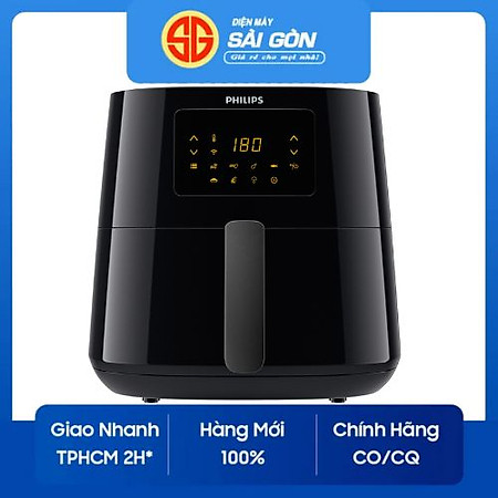 NỒI CHIÊN KHÔNG DẦU PHILIPS 6.2 LÍT HD9280/90 - Hàng chính hãng