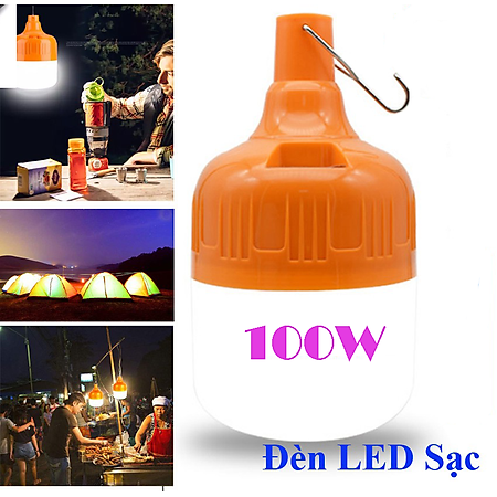 Bóng đèn led sạc tích điện thông minh không cần dây