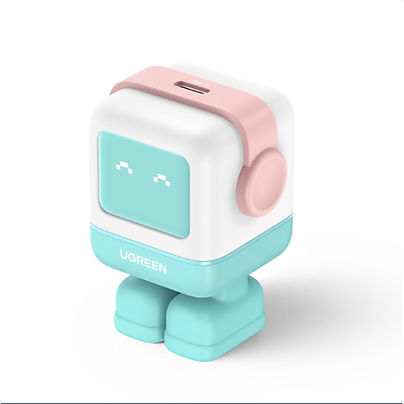 Củ sạc nhanh Robot GaN Nexode RG 30W Type-C Ugreen 45089 CD359 Màu Xanh - Hàng chính hãng