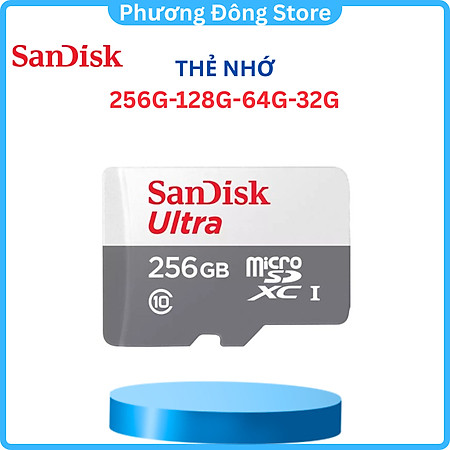 Thẻ Nhớ microSD SanDisk Ultra 128/64/32GB UHS-I - 100MB/s New  - Hàng chính hãng