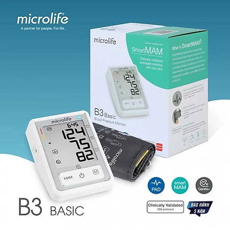 Máy Đo Huyêt Áp Bắp Tay Microlife B3 Basic