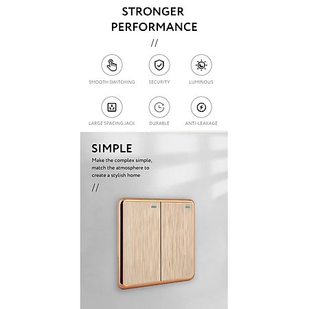 CÔNG TẮC ĐÔI 2 CHIỀU 04058D AKKO STAR   - HÀNG CHÍNH HÃNG