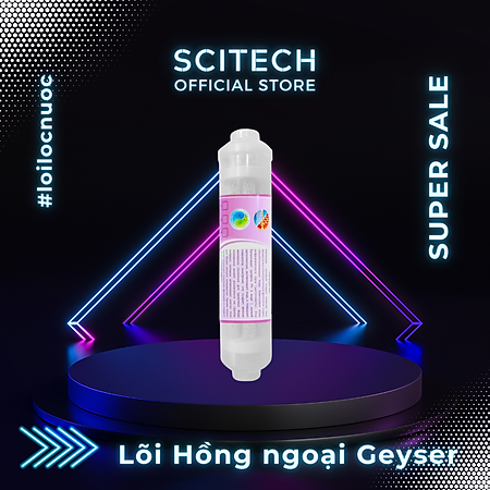 Lõi Oxy Hồng ngoại Geyser (Lõi Bóng gốm Geyser) - Lõi số 9 máy lọc nước Nano Geyser TK - Hàng chính hãng