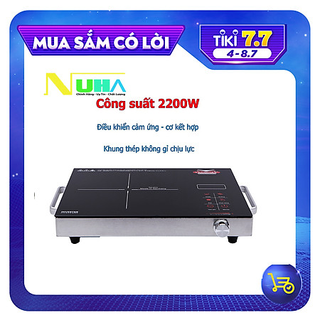 Bếp Điện Hồng Ngoại Ladomax Ha666 khung tay cầm inox, công suất 2200W