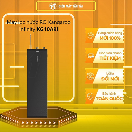 Máy lọc nước RO nóng nguội lạnh Hydrogen Kangaroo 8 lõi Infinity KG10A9I - HÀNG CHÍNH HÃNG - GIAO TOÀN QUỐC
