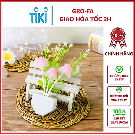 Combo 2 Đèn Ngủ Cảm Ứng Ánh Sáng Hình Nấm Avatar Siêu Xinh - Hàng chính hãng