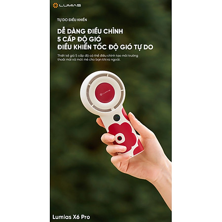 Quạt tích điện Lumias X6 Pro hàng chính hãng