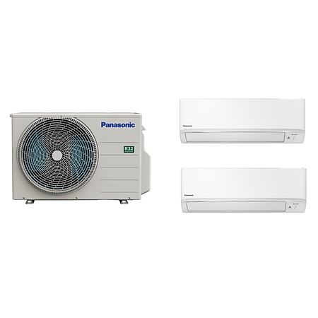 Hệ Thống Máy Lạnh Multi Split PANASONIC 2.0HP - Một Chiều - 2 Dàn Lạnh Treo Tường Inverter Tiêu Chuẩn R32 - Hàng chính hãng