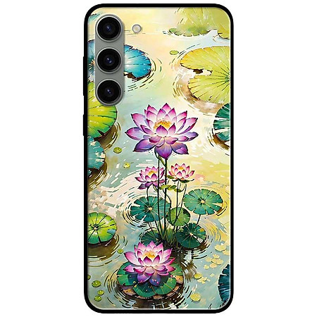 Ốp lưng cho Samsung S21 FE - S23 - S23 Plus - S23 Ultra - S24 - S24 Ultra - Sen Tím Đẹp - Hàng Chính Hãng