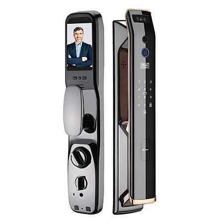 Khóa cửa Vân tay Demax SL999 LG FaceID App Mobile - Hàng chính hãng