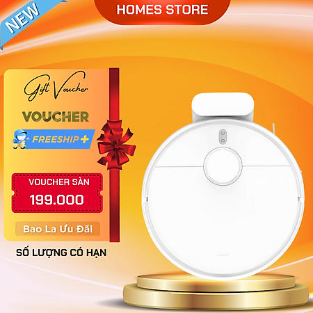 Robot Hút Bụi Lau Nhà Xiaomi S40 Lưu Nhiều Bản Đồ Lực Hút 10.000 Pa - Hàng Chính Hãng