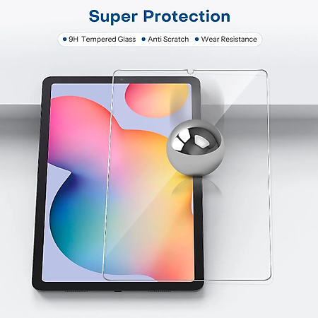 Dán cường lực dành cho Samsung Galaxy Tab S6 Lite chống xước chống vỡ - Hàng nhập khẩu