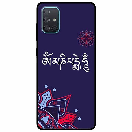 Ốp lưng dành cho Samsung A51 mẫu Om Mani Tiếng Phạn