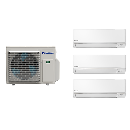 Hệ Thống Máy Lạnh Multi Split Panasonic Inverter Combo Công suất 3HP + 03 dàn lạnh 1.0HP - Hàng Chính Hãng