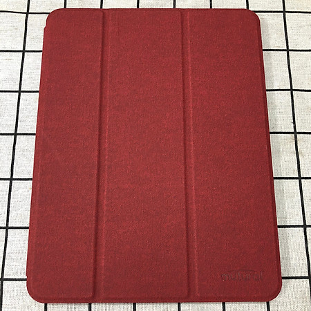 Bao da chính hãng Mutural cao cấp cho iPad Pro 11.0 2020 có khay đựng bút - Đỏ